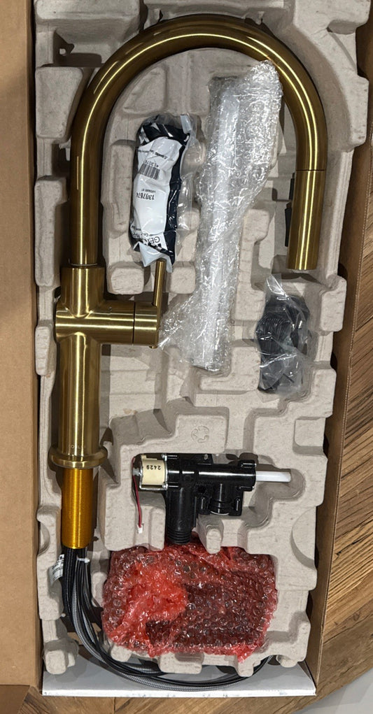 Kohler K-22974-2MB Kitchen Faucet Vibrant Brushed Moderne Brass