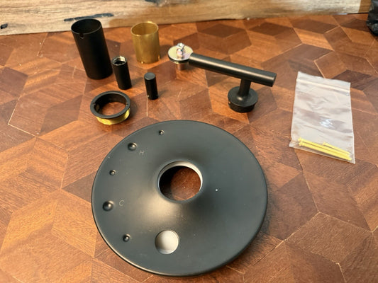 Kohler T14501 4 BL Purist Shower Valve Trim Matte Black Lever Handle No Valve