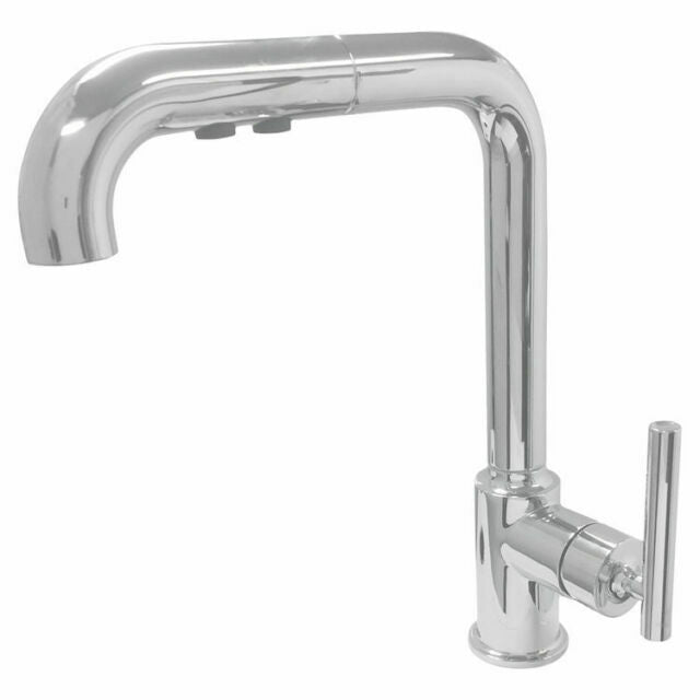 Kohler Purist K-7505 Single-Hole Kitchen Sink Faucet with 8" Pull-Out Spout