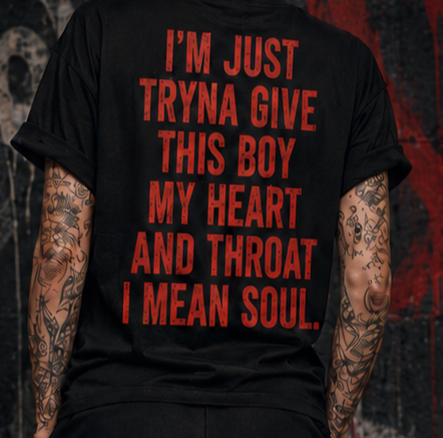 Heart & Throat Graphic Tee - Savage & Soul Streetwear