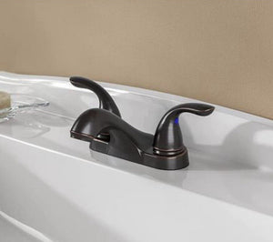 🏷️ Pfister LG143-610Y 4″ Centerset Bathroom Faucet – Tuscan Bronze – 2‑Handle P
