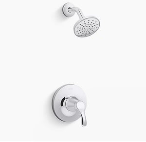 Kohler TS27392-4G-CP Simplice 1-Handle Shower Faucet Trim – Polished Chrome