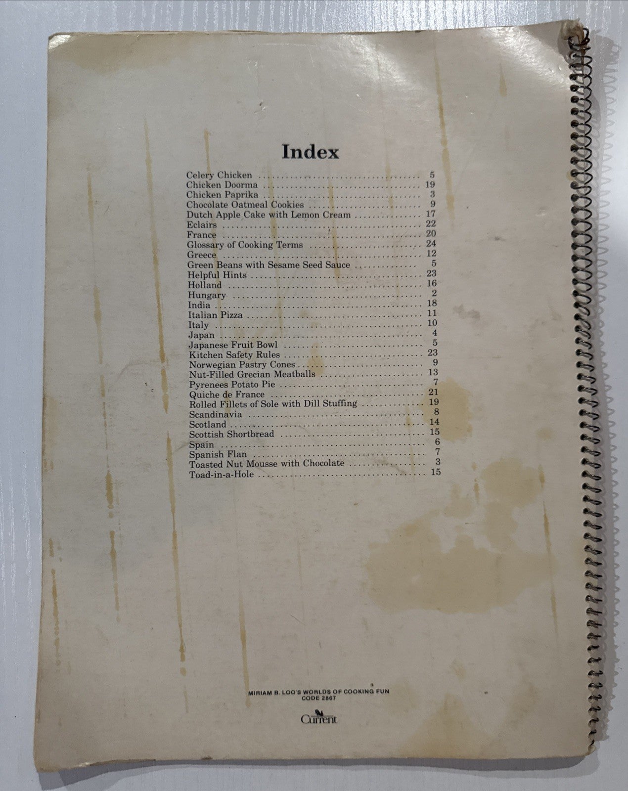 Miriam B. Loo's Worlds of Cooking Fun Cookbook for Children 1981 VINTAGE COOKING
