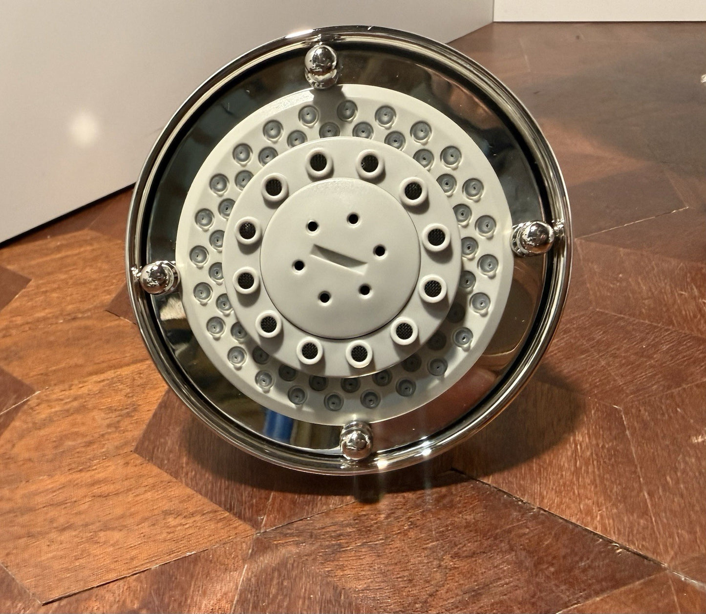 ROHL Santena 4″ 3-Function Showerhead – Polished Nickel 1085/8PN