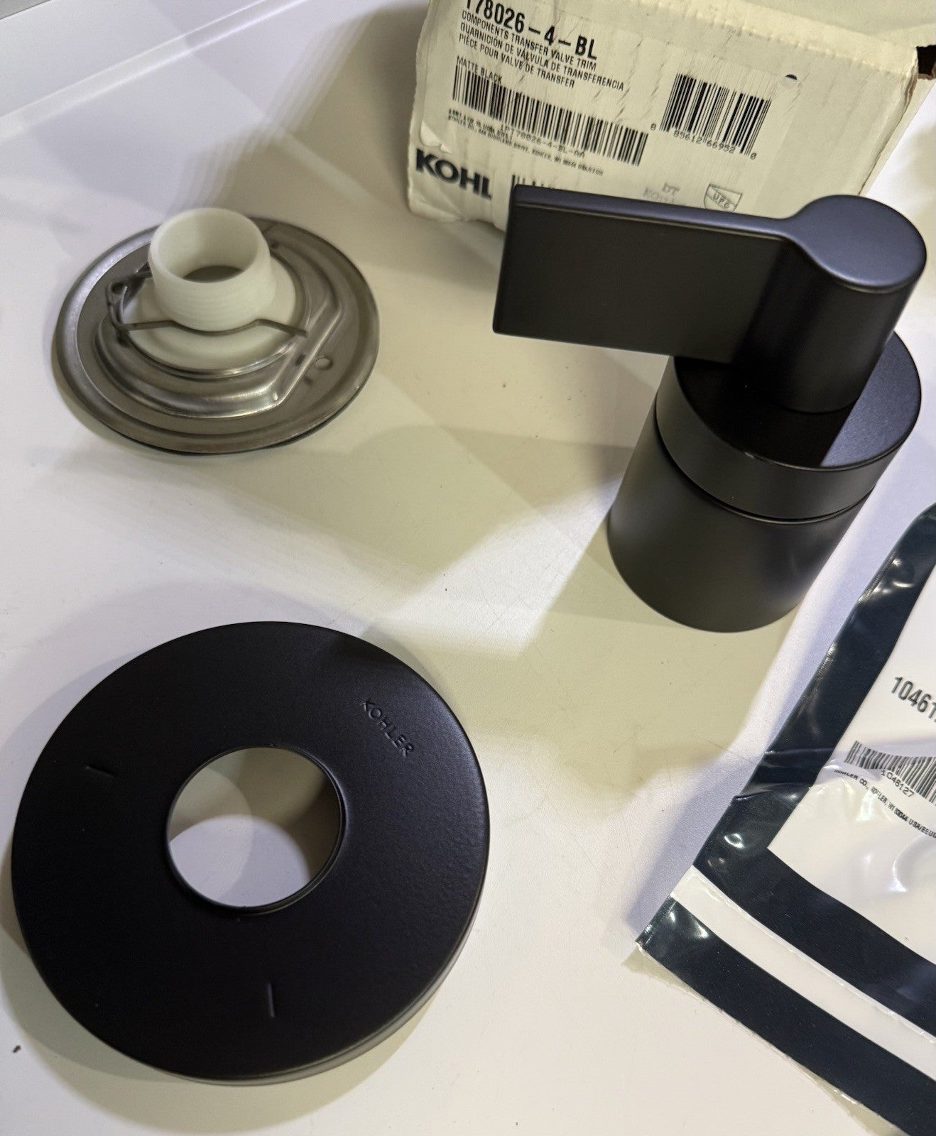 Kohler K T78026 4 BL Matte Black 6 Function Diverter Trim No Valve Included
