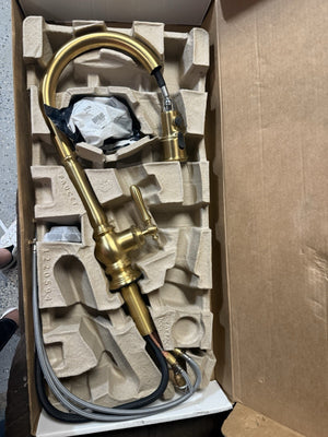 Kohler K-99259-2MB Artifacts Pull-Down Kitchen Faucet – Brushed Moderne Brass