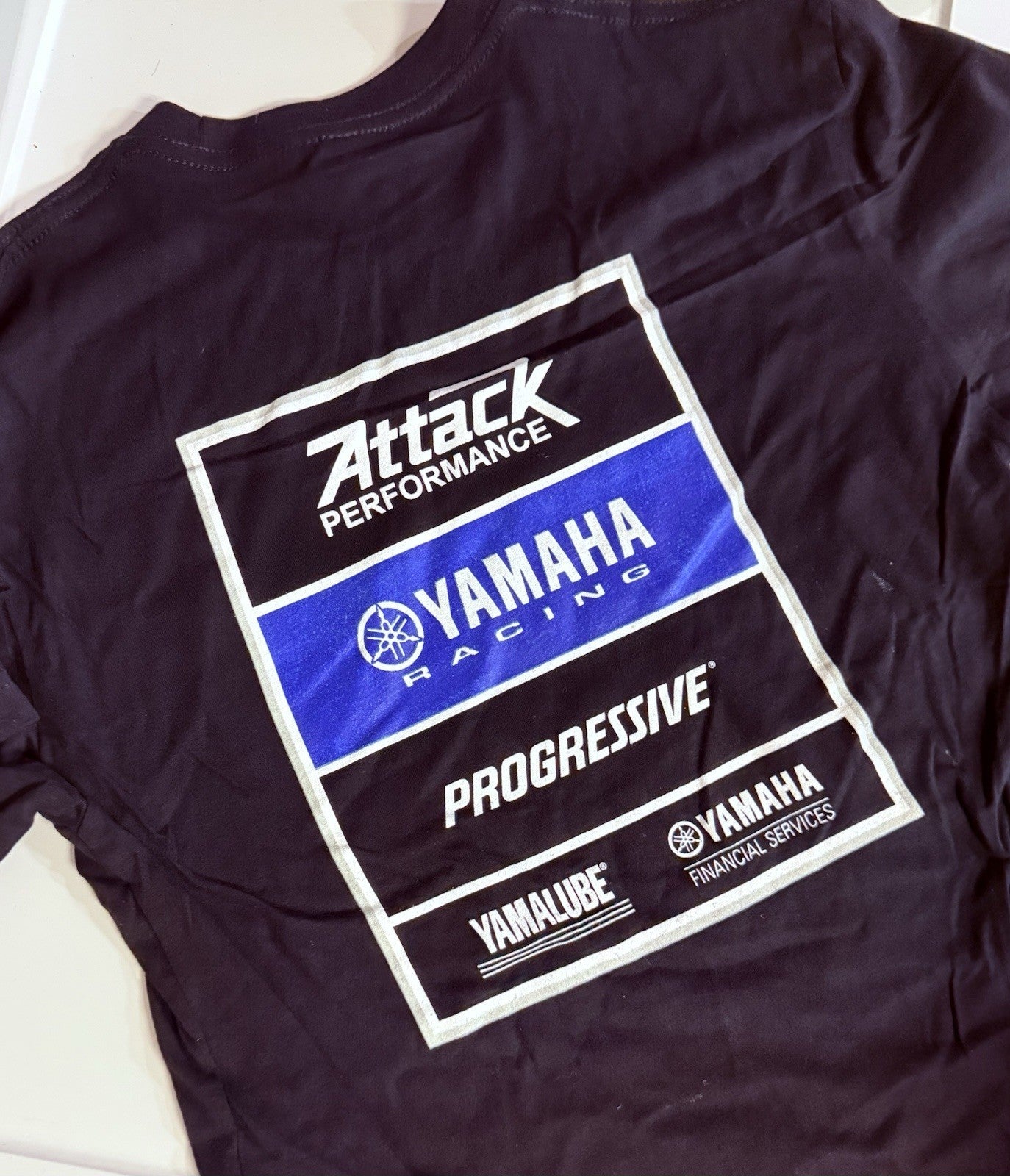 Yamaha Racing t-shirt Black Size Large