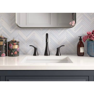 kohler 27390-4-bl simplice widespread bathroom faucet matte black 1.2 gpm