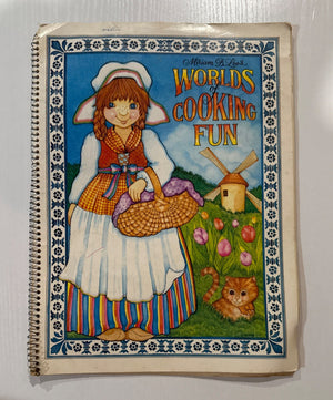 Miriam B. Loo's Worlds of Cooking Fun Cookbook for Children 1981 VINTAGE COOKING