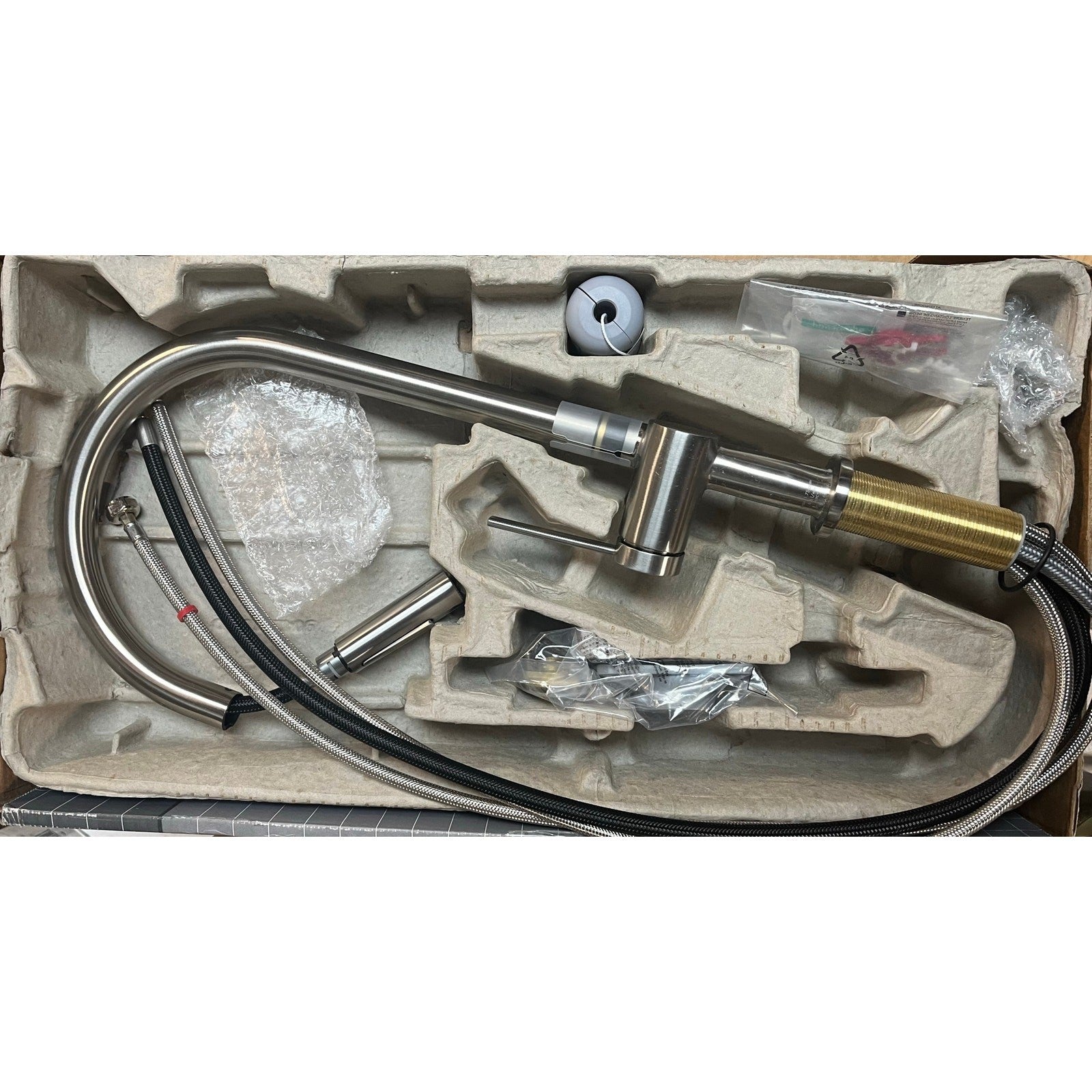 Hansgrohe 72846801 Talis N Kitchen Faucet Pull Down 2-Spray Steel Optik