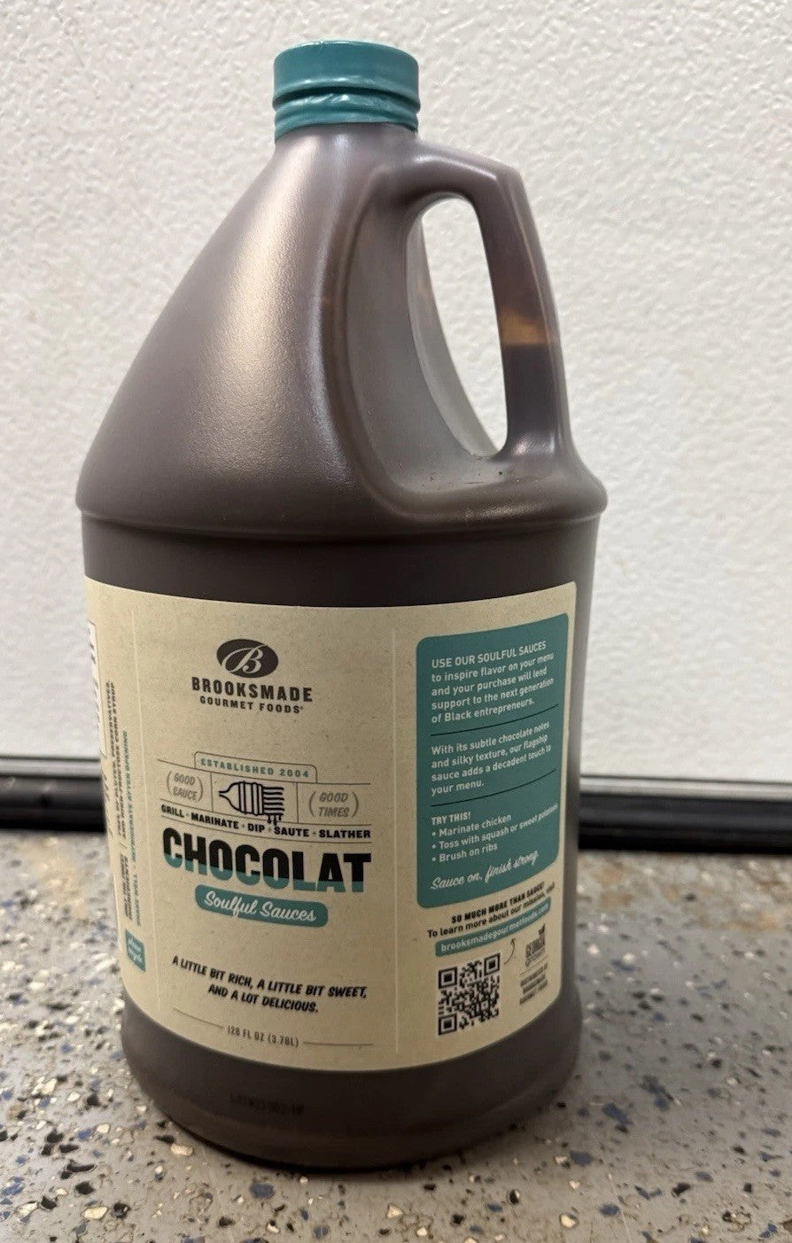 Brooksmade  Gourmet Foods Chocolate BBQ Sauce& Marinade