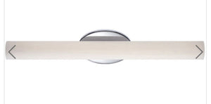 Modern Forms Loft 1Lt 24" LED Bathroom Vanity/2700K, Chrome - WS-3624-27-CH