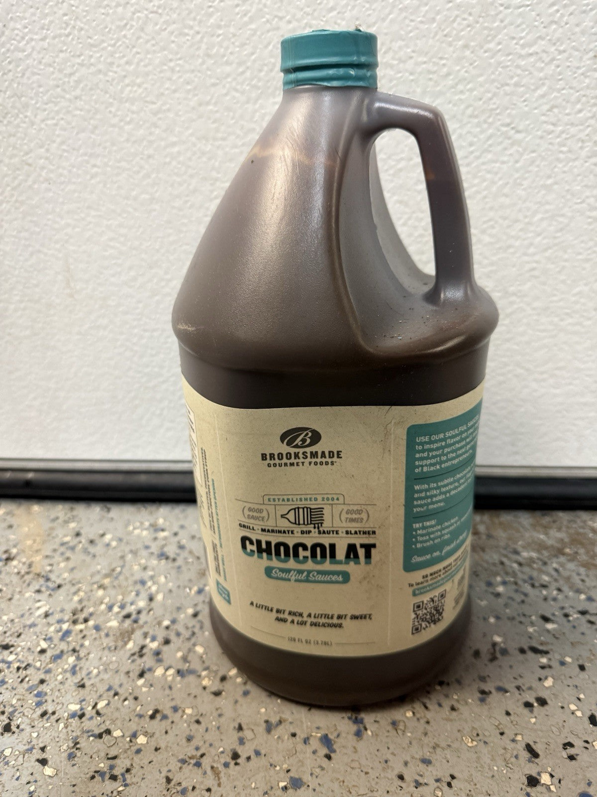 Brooksmade  Gourmet Foods Chocolate BBQ Sauce& Marinade