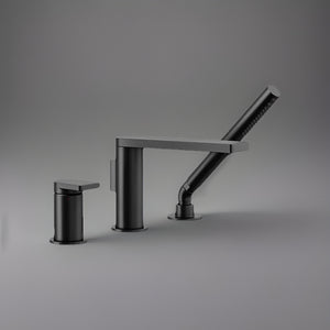 Kohler 73078-4-BL Composed Deck-Mount Tub Faucet w/ Handheld – Matte Black