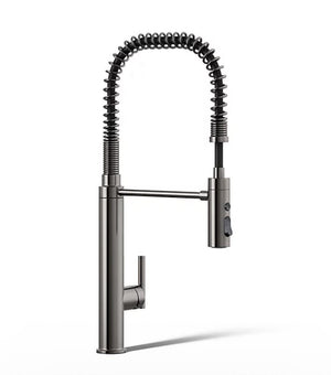KOHLER Purist Single-Handle Standard Kitchen Faucet in Vibrant Titanium 24982-TT
