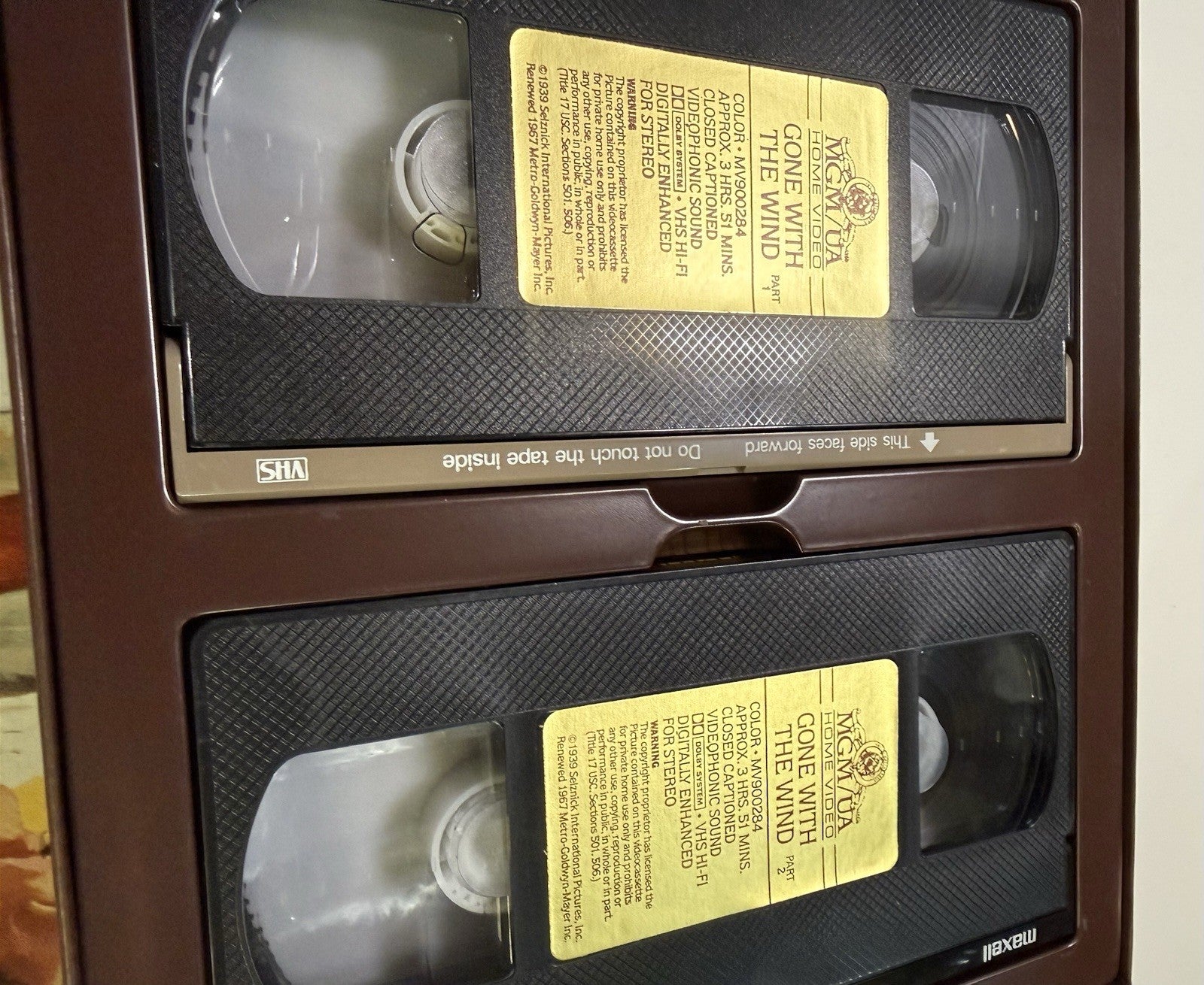 Gone With the Wind Collector’s Edition VHS Big Box Set – Mint Condition