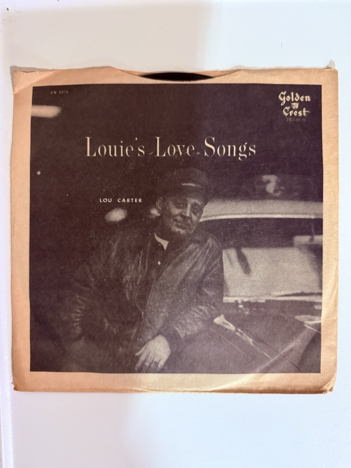 LOU CARTER: louie's love songs GOLDEN CREST 7" EP 45 RPM