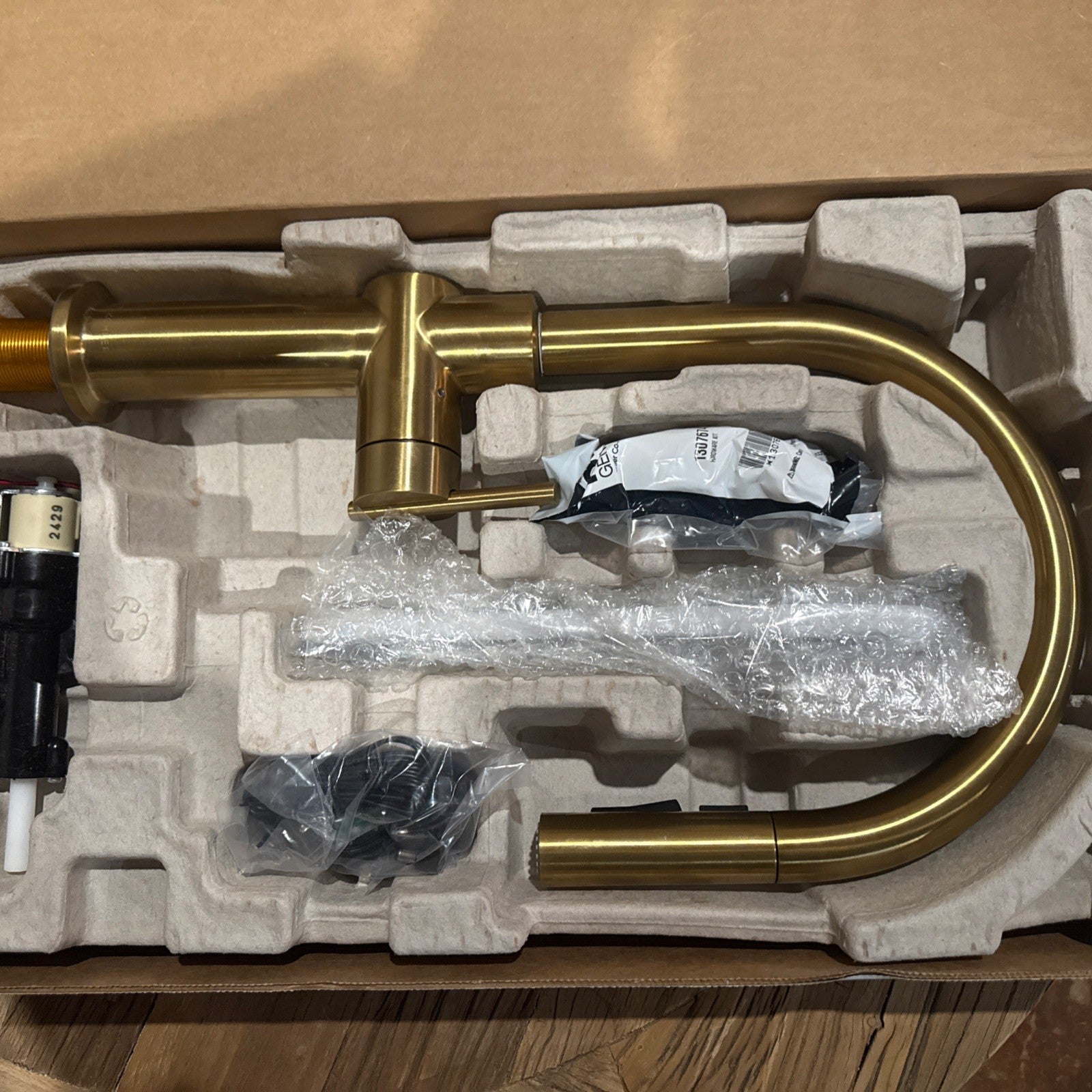 Kohler K-22974-2MB Kitchen Faucet Vibrant Brushed Moderne Brass