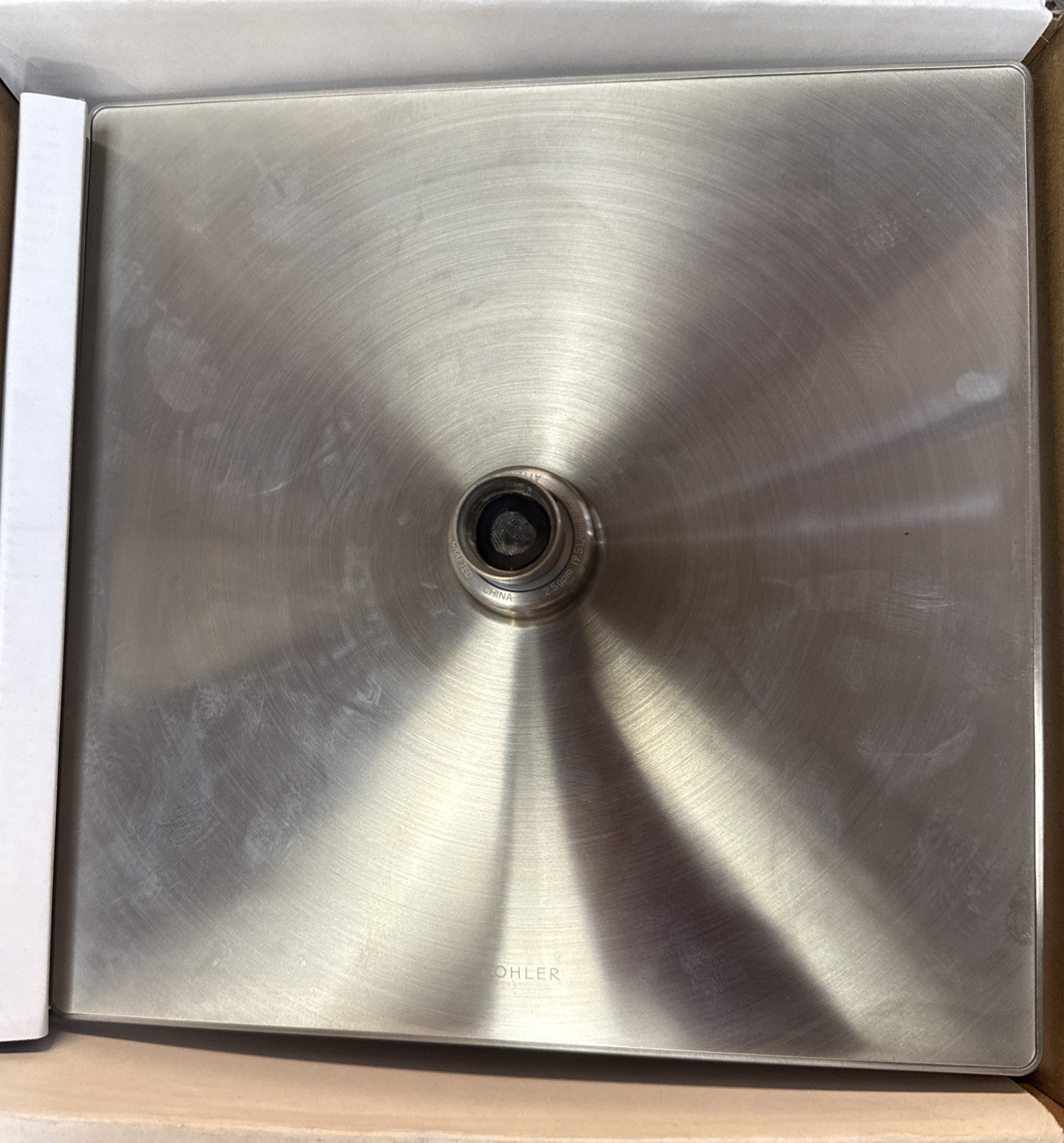 Kohler 26149-G-BN Honesty Square Rain Head 10“ vibrant, Brushed, Nickel
