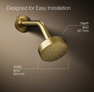 Kohler K-72417-2MB Awaken G90 Single-Function Showerhead – Vibrant Brushed Moder