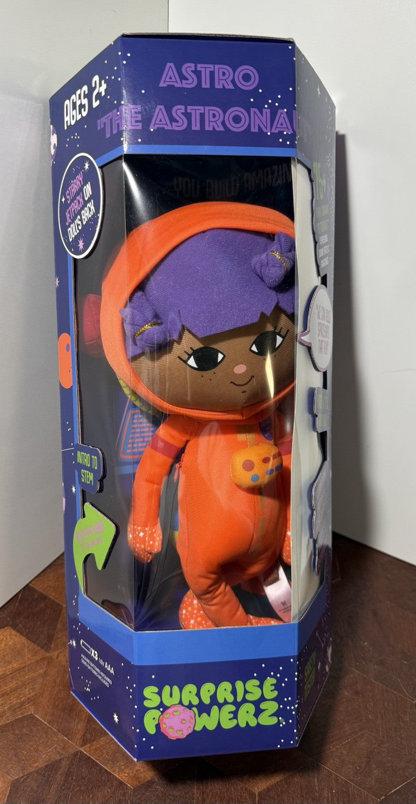 Surprise Powerz Astro the Astronaut STEM Plush Doll 75+ Phrases Teaches
