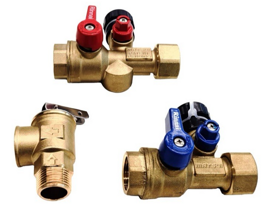 Rinnai Plumbing Installation Valve Kit Threaded MIVK-T-LW (DT)