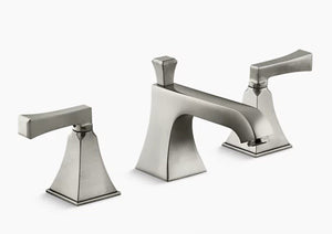 Kohler K‑454‑4V‑BN Memoirs Widespread Sink Faucet (Brushed Nickel)