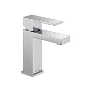delta 567lf-pp chrome bathroom faucet single handle project pack open box