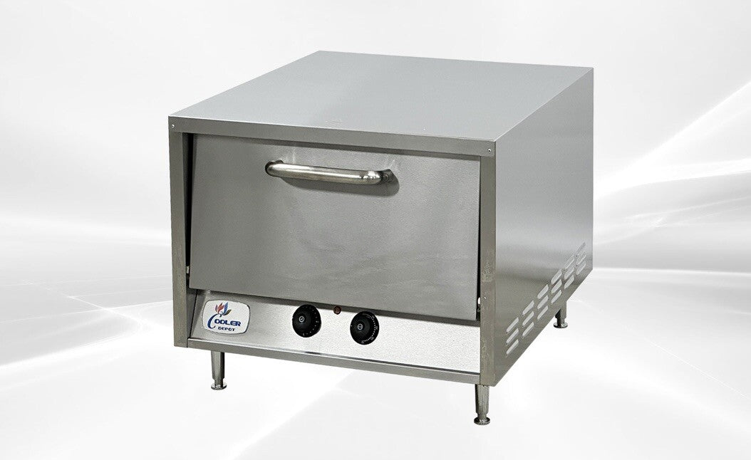 NSF Double Deck 220V Electric Pizza Oven 2850W Fire Stone Stainless NEW