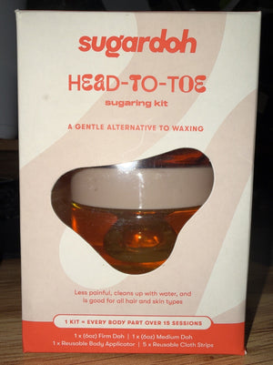 Sugardoh Head-to-Toe Sugaring Paste Kit  5-Piece Hair Removal Set, Free Shipping