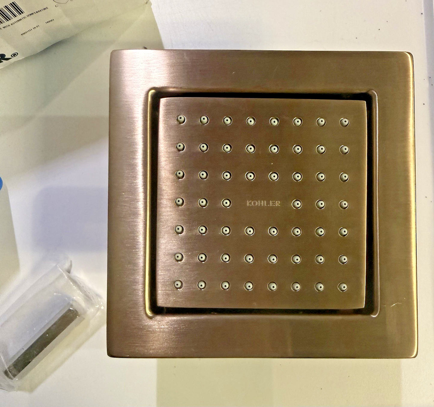 Kohler 8002 BV Watertile 54 Nozzle Square Body Spray Vibrant Brushed Bronze