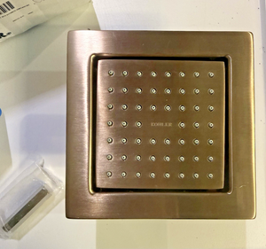 Kohler 8002 BV Watertile 54 Nozzle Square Body Spray Vibrant Brushed Bronze
