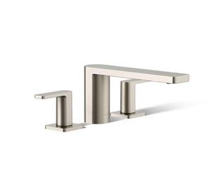 Kohler Parallel Roman Tub Filler Deck Mount Vibrant Brushed Nickel K-27121-4-BN