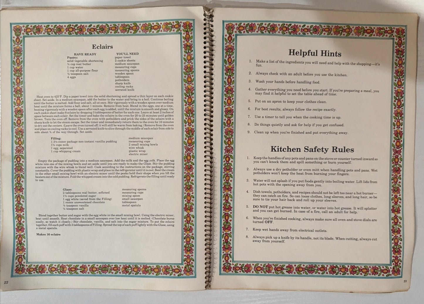 Miriam B. Loo's Worlds of Cooking Fun Cookbook for Children 1981 VINTAGE COOKING