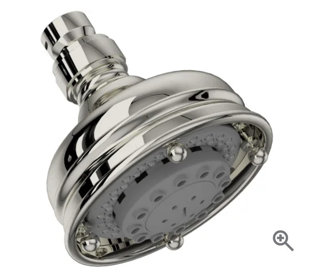 ROHL Santena 4″ 3-Function Showerhead – Polished Nickel 1085/8PN