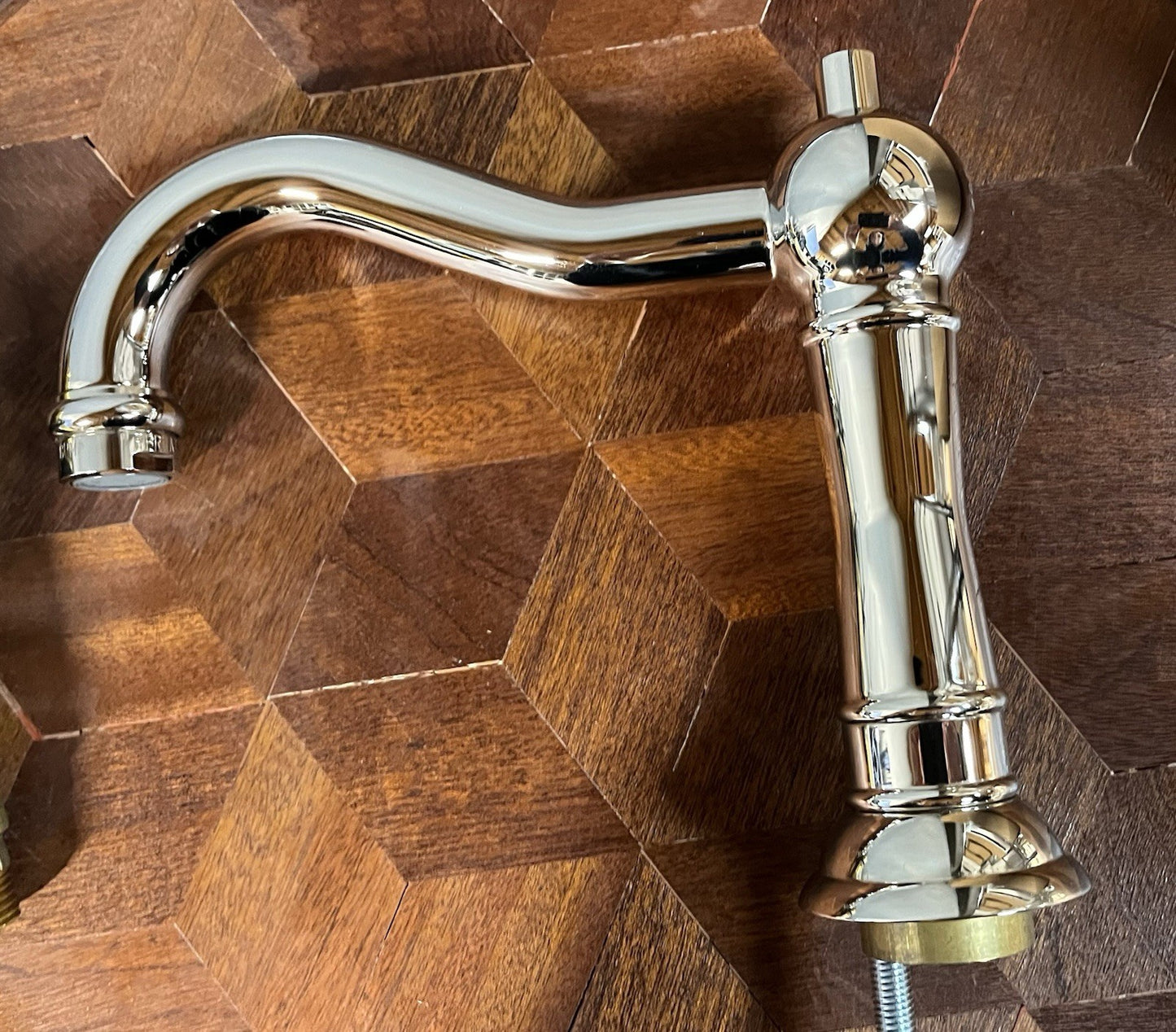 Rohl A1409LM-2PN Acqui Widespread Bathroom Faucet – Polished Nickel – NO HANDLES