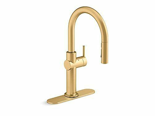 Kohler K-22974-2MB Kitchen Faucet Vibrant Brushed Moderne Brass